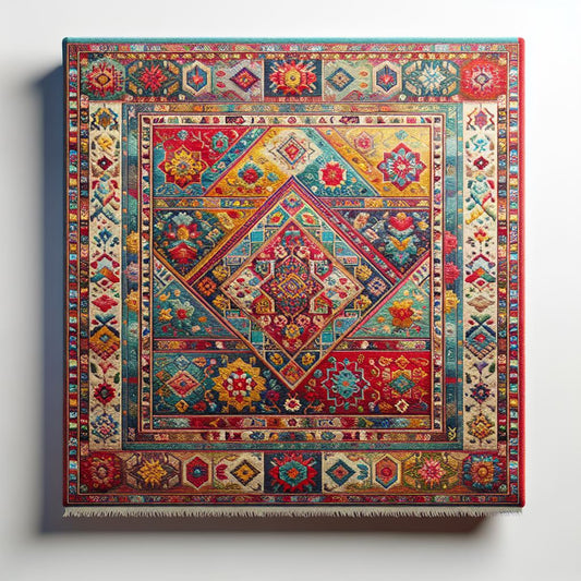 Beautiful colourful Afghan Rug